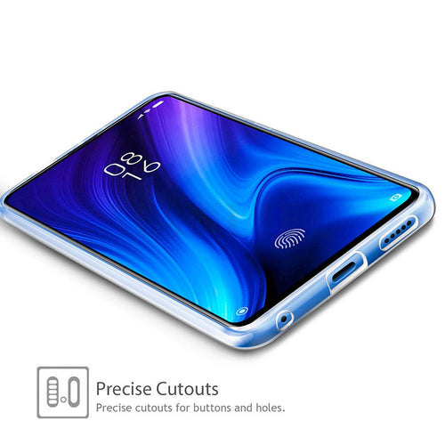 YOFO Silicon Soft Transparent Back Cover for MI Redmi K20 (Transparent)