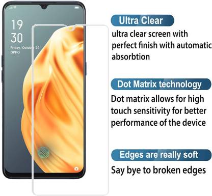 YOFO Tempered Glass Guard for OPPO F15 (Pack of 1)