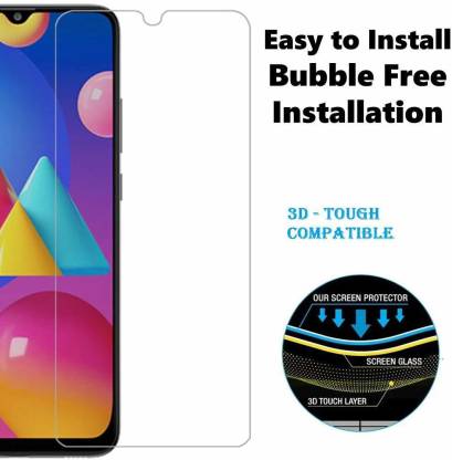 YOFO Tempered Glass Guard for Samsung Galaxy F12  (Pack of 1)