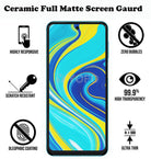 YOFO Anti Glare Matte Finish Anti-Fingerprint 9H Full Screen Screen Protector for MI Redmi Note 9 Pro / Note 9 Pro Max / POCO M2 Pro / POCO X3