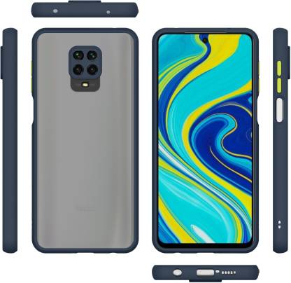 YOFO Matte Finish Smoke Back Cover with Full Camera Lens Protection for Mi Redmi Note 9Pro / Note 9Pro Max / Poco M2 Pro