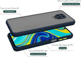YOFO Matte Finish Smoke Back Cover with Full Camera Lens Protection for Mi Redmi Note 9Pro / Note 9Pro Max / Poco M2 Pro