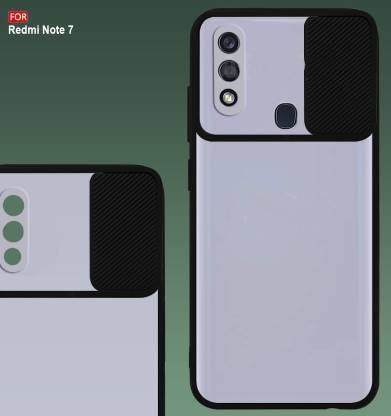 YOFO Camera Shutter Back Cover For Mi Redmi Note 7 Pro Smart Case