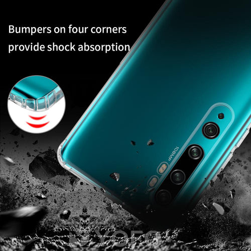 YOFO Silicon Full Protection Back Cover for MI Redmi Note 10 / Note 10s (Transparent)