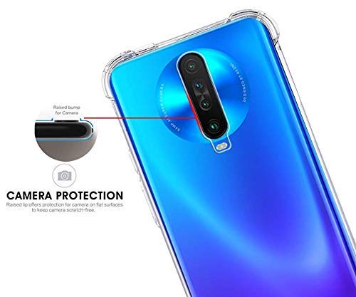 YOFO Silicon Full Protection Back Cover for MI POCO X2 (Transparent)