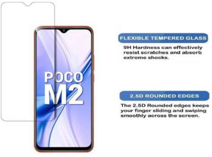YOFO Tempered Glass Guard for Poco M2  (Pack of 1)