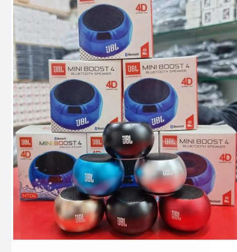 JBL Mini Boost 4 Bluetooth Speaker | Call + Music | Splash Proof | Stereo Sound | Fix in Pocket {Assorted Color}