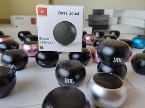 JBL Mini Boost 4 Bluetooth Speaker | Call + Music | Splash Proof | Stereo Sound | Fix in Pocket {Assorted Color}