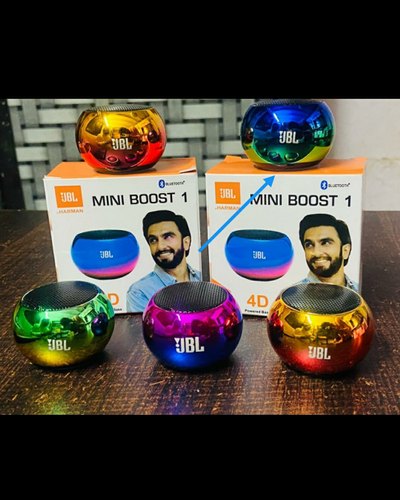 JBL Mini Boost 4 Bluetooth Speaker | Call + Music | Splash Proof | Stereo Sound | Fix in Pocket {Assorted Color}