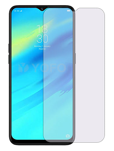 YOFO Anti Glare Matte Finish Anti-Fingerprint 9H Hammer Glass Screen Protector for Realme 3