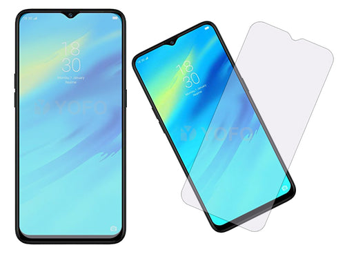 YOFO Anti Glare Matte Finish Anti-Fingerprint 9H Hammer Glass Screen Protector for Realme 3