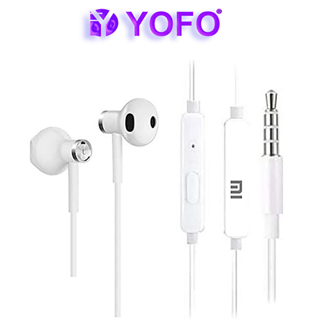 Generic Earphone High Quality Super Bass with mic (White