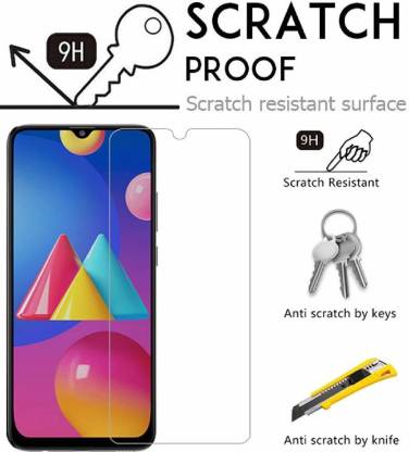 YOFO Tempered Glass Guard for Samsung Galaxy F12  (Pack of 1)