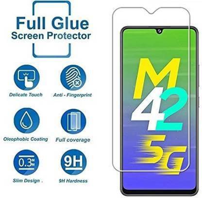 YOFO Tempered Glass Guard for Samsung Galaxy M42 5G  (Pack of 1)