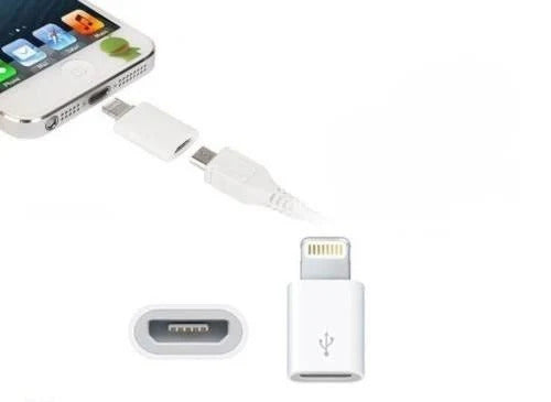 YOFO Micro USB(Type-B)(Female) to USB Type C (iPhone)(Male) Convert Connector Support Charge Data Sync- Pack Of