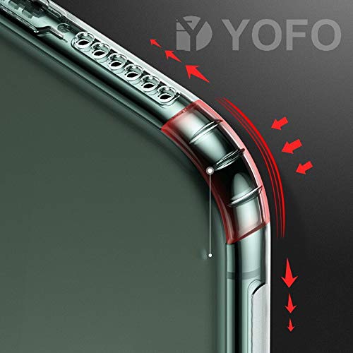 YOFO Back Cover for Samsung A11 / M11 (Transparent) with Dust Plug & Camera Protection