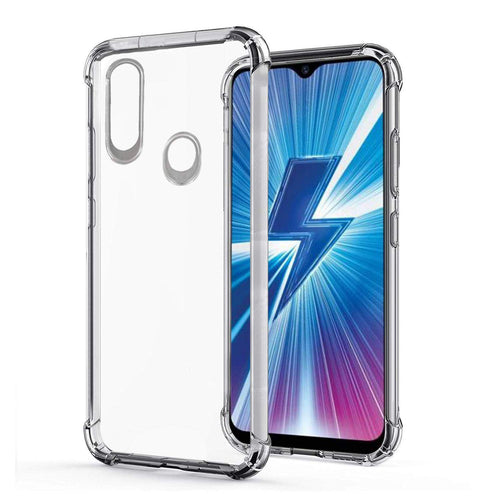 YOFO Shockproof Transparent Back Cover for VIVO U10 - (Transparent)